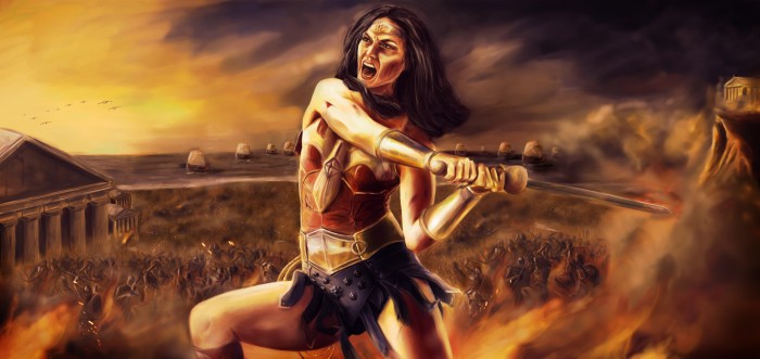 Wonder Woman in Themyscira
