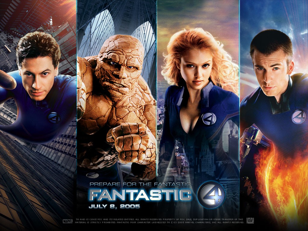 fantastic four 2005 poster