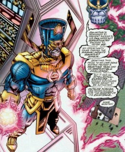 Omega: The clone of Galactus created by Thanos