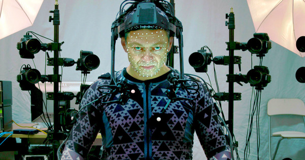 Andy Serkis in his motion-performance as Supreme Leader Snoke