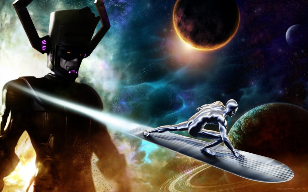 Galactus vs Silver Surfer