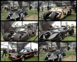 Batmobiles SDCC 2012