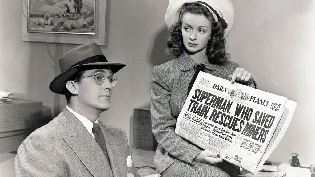 George Reeves and Phyllis Coates in The Adventures of Superman