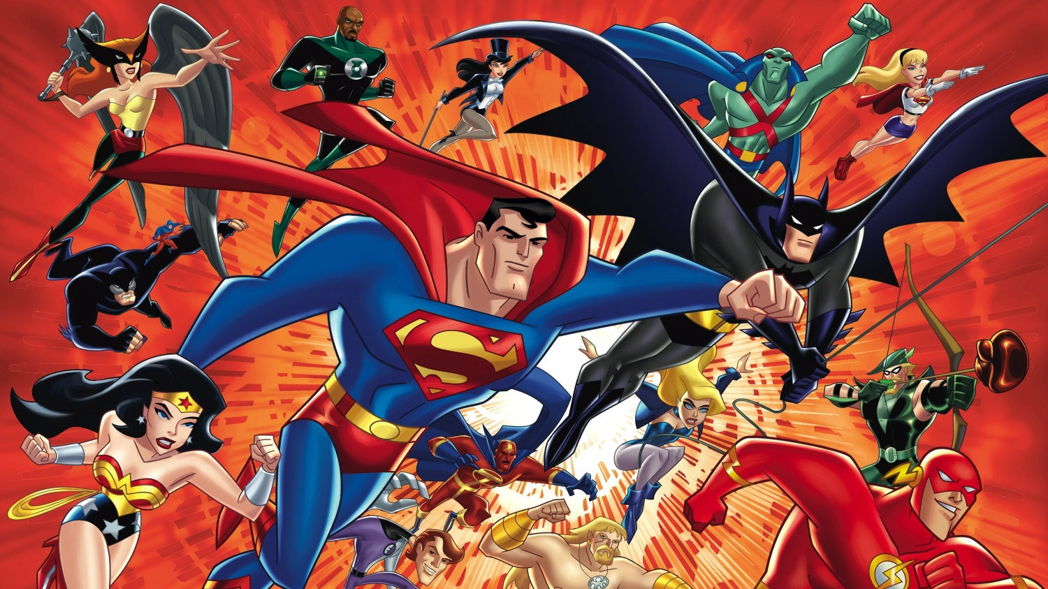 DC SUPER HEROES 2006 JUSTICE LEAGUE UNLIMITED SUPERMAN SUPERGIRL & STEEL SET 