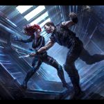 Black Widow and Hawkeye in Avengers (source MCU Wikia)