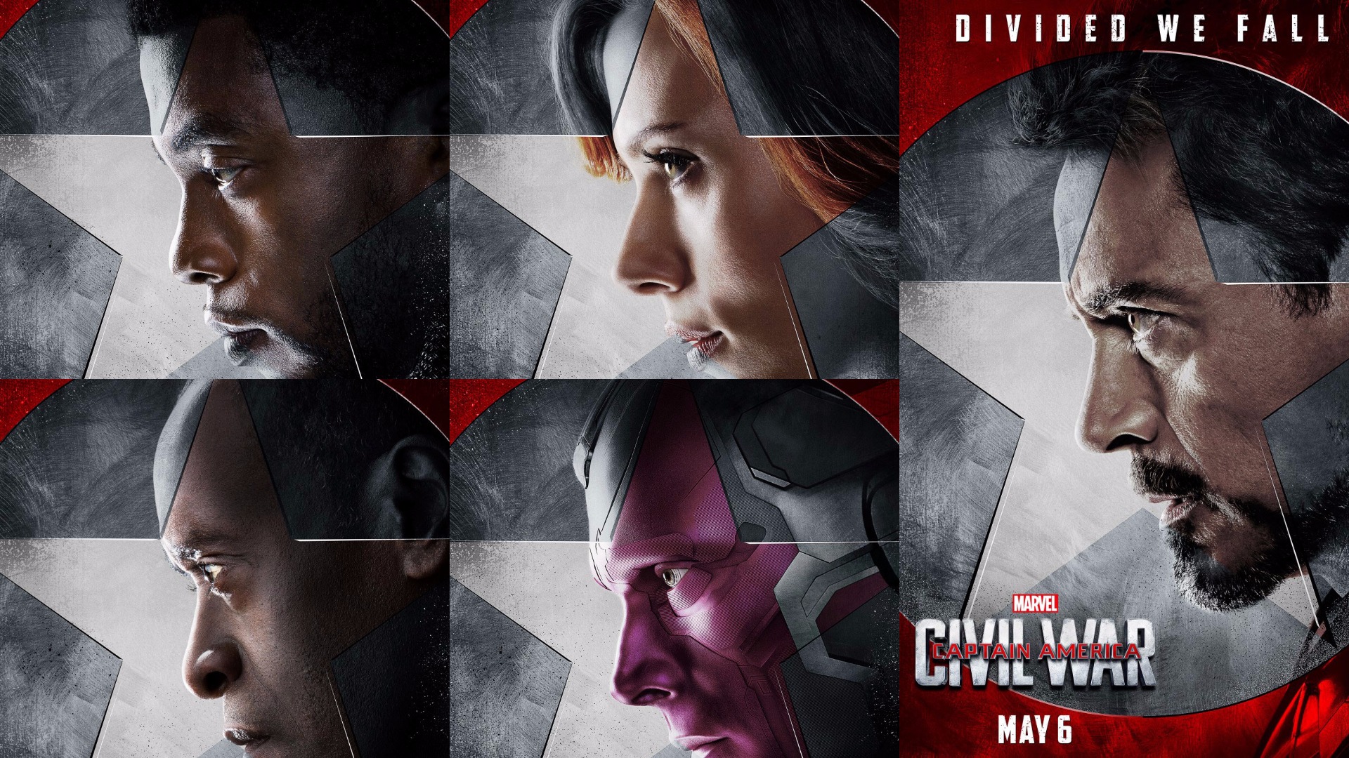 Character Posters for Team Iron Man