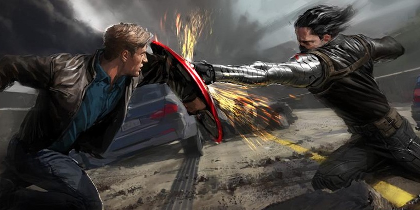 New Captain America: Civil War BTS footage shows Cap fighting Bucky