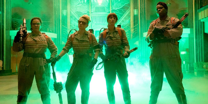 The female Ghostbusters unload their proton packs in new still!