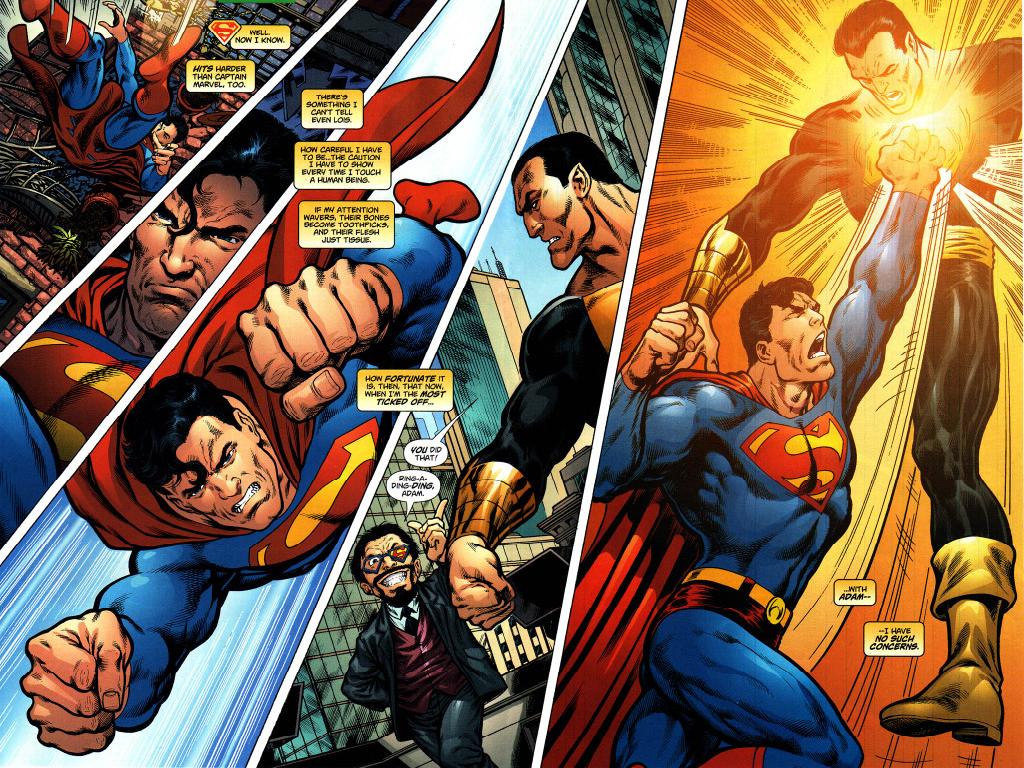 Black Adam vs. Superman (Comic Vine) .
