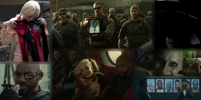 Warner Bros releases a bunch of clips and a B-roll footage clip from Suicide Squad!