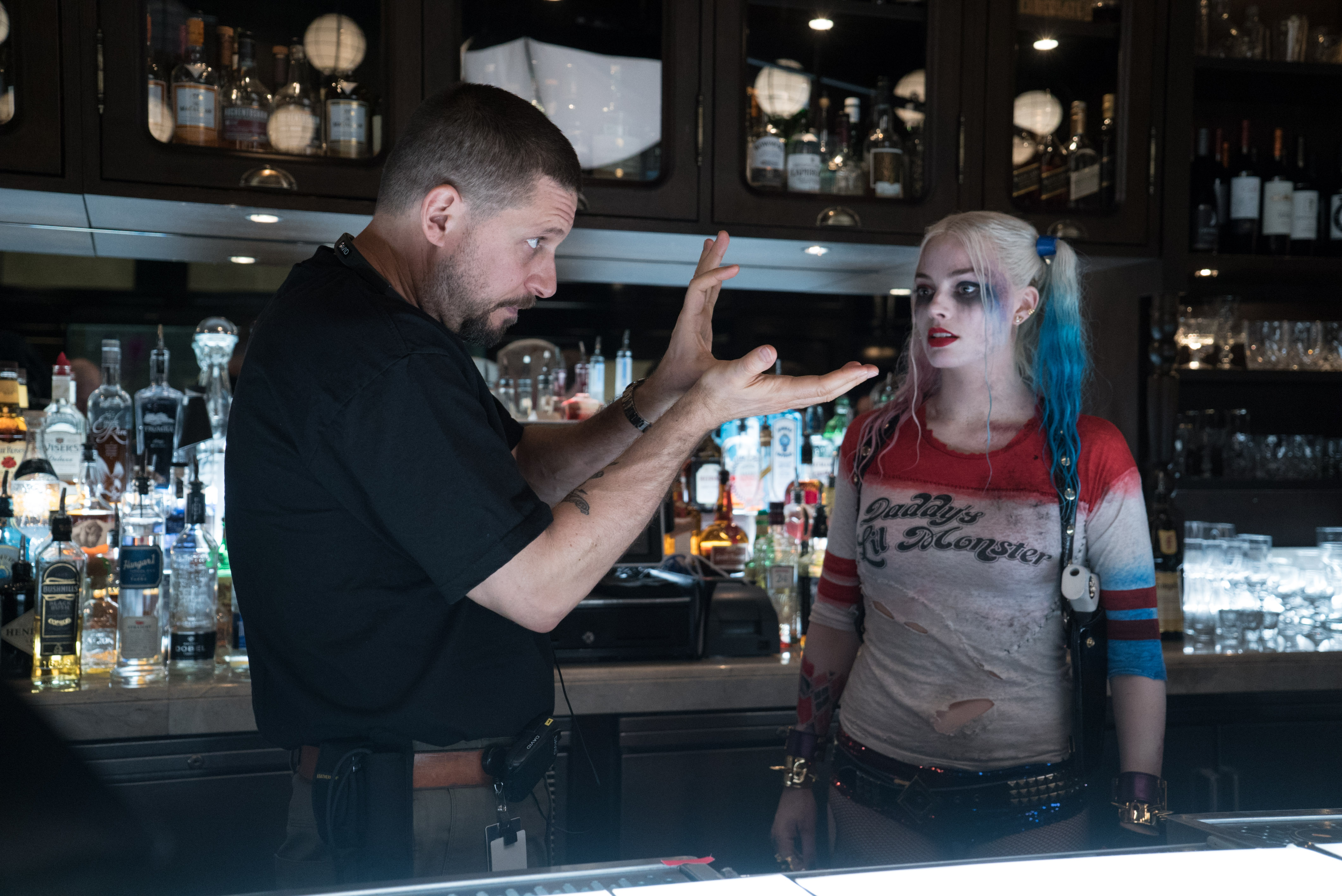 David Ayer on the Suicide Squad set