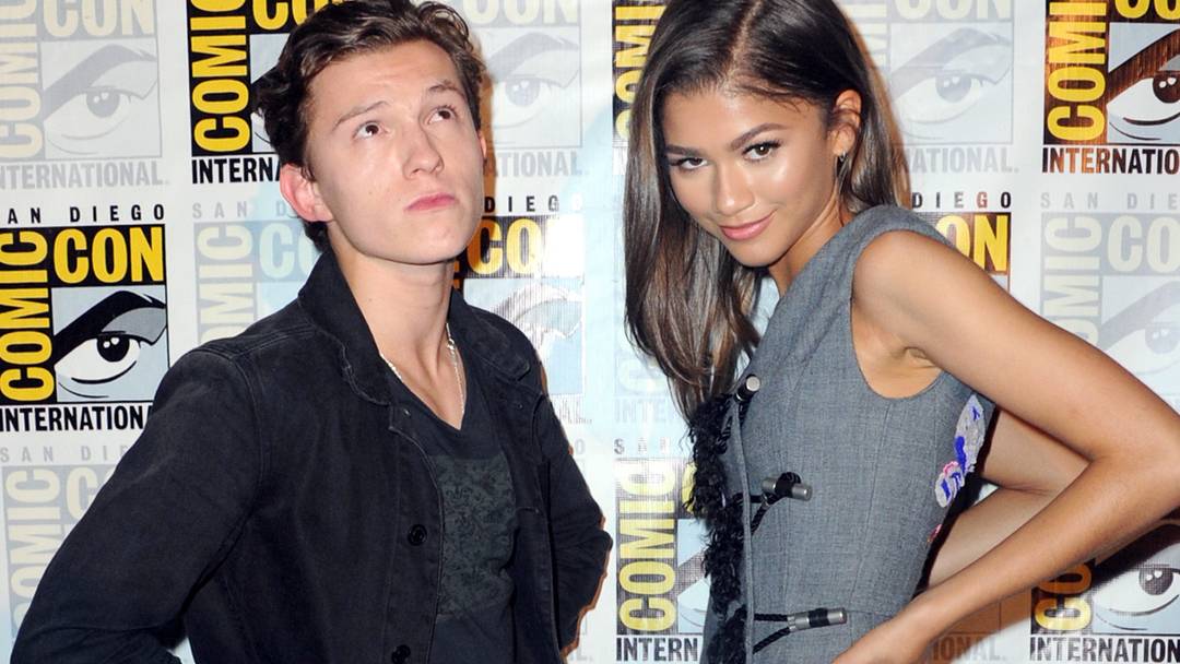 Tom Holland and Zendaya at SDCC '16 (MTV)