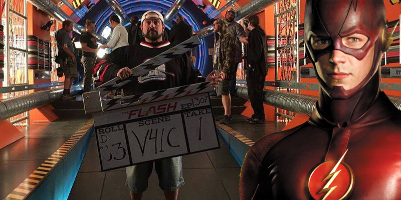 Kevin Smith says his episode in The Flash Season 3 is the calm before the storm!