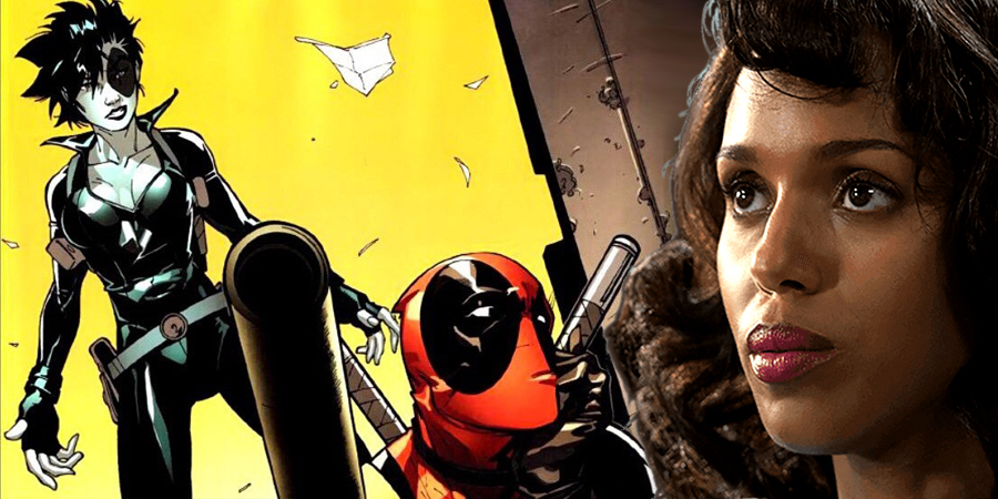 Kerry Washington comments on rumors about her candidacy for Deadpool 2's Domino role!