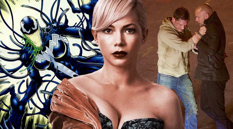 Michelle Williams confirms playing Anne Weying in Venom while new set photos show Tom Hardy engaging in a conflict!