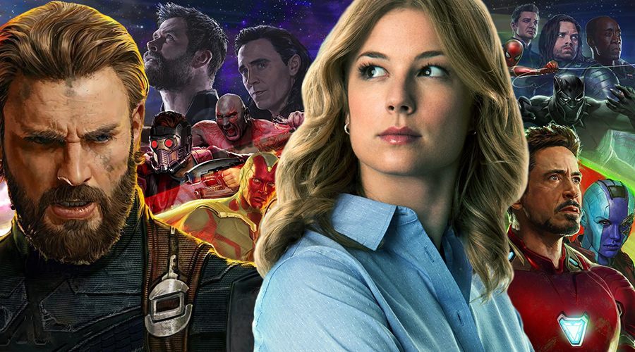 Emily VanCamp says that it's hard to fit Sharon Carter into Avengers: Infinity War!