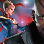 Captain Marvel meets up with a young Nick Fury in new set video and photos!