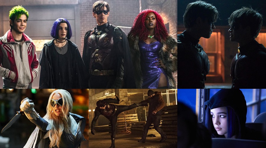 New stills from DC Universe's Titans bring the titular team together and offer our first look at Jason Todd in his Robin outfit!