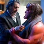 Hellboy eats pizza and learns about a giant problem in the reboot's first clip!