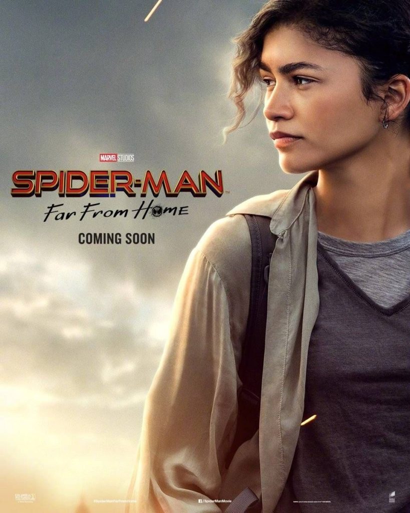 Character poster for Zendaya's MJ