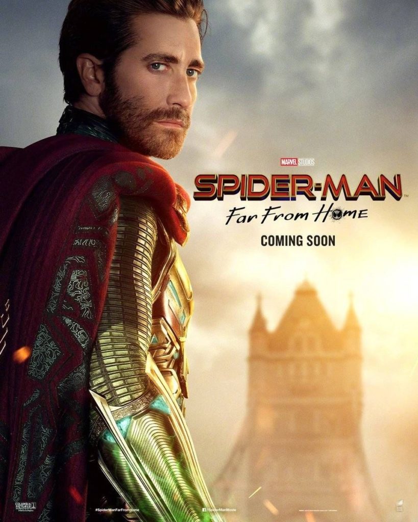 Character poster for Jake Gyllenhaal's Mysterio