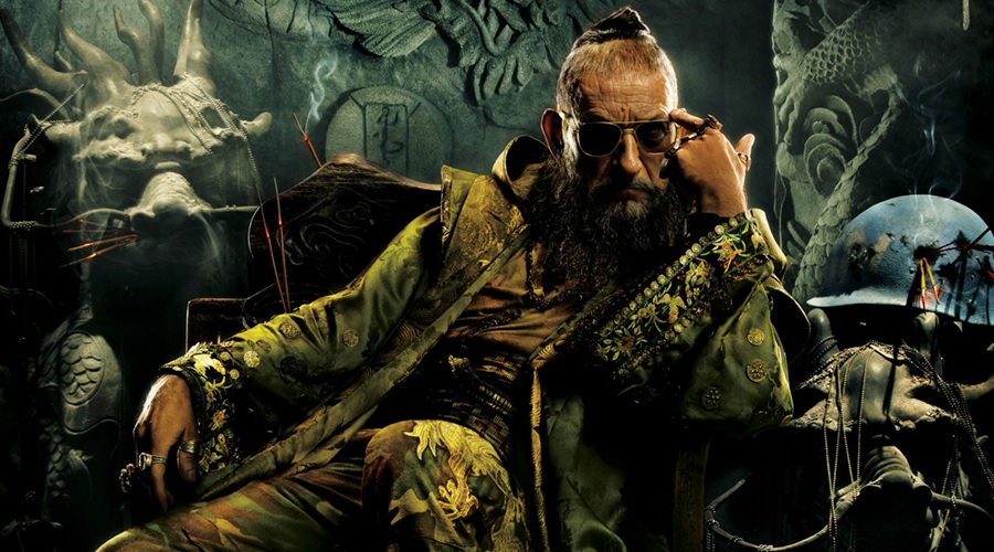 Ben Kingsley as the Mandarin imposter Trevor Slattery in Iron Man 3