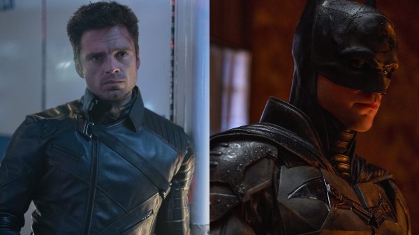 Sebastian Stan as Bucky Barnes / Robert Pattinson as Batman