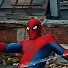 Tom Holland as Spider-Man in his new suit in Spider-Man: Brand New Day