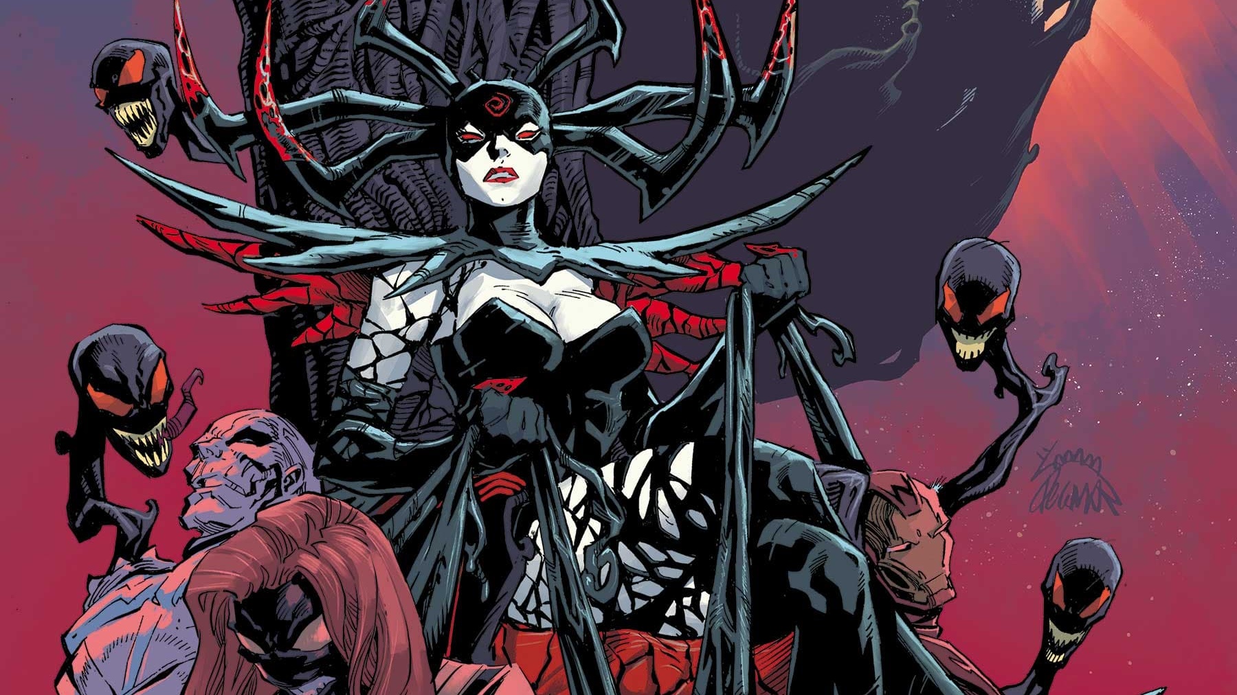 Queen in Black #1 cover art