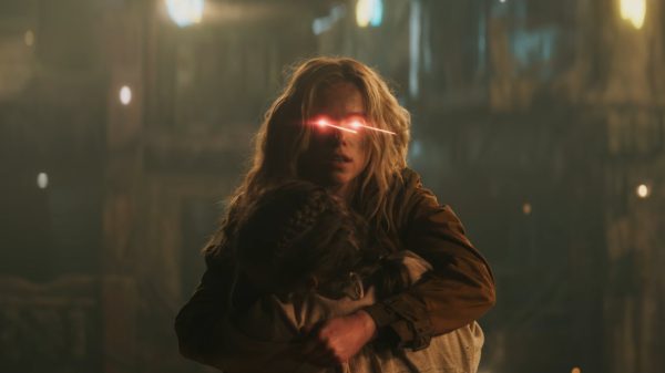 Milly Alcock as Supergirl in the Supergirl movie