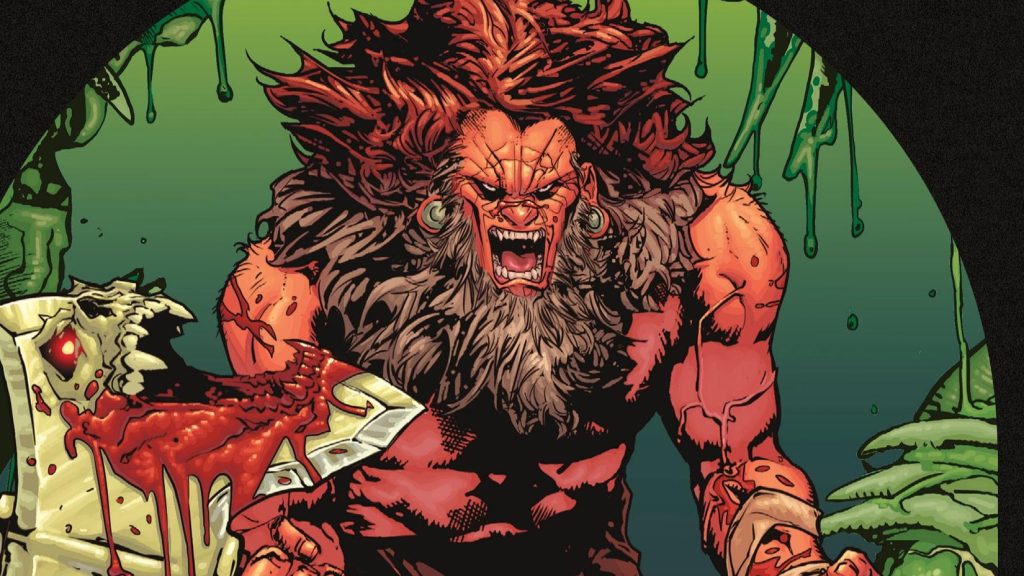 Barbaric comic cover art