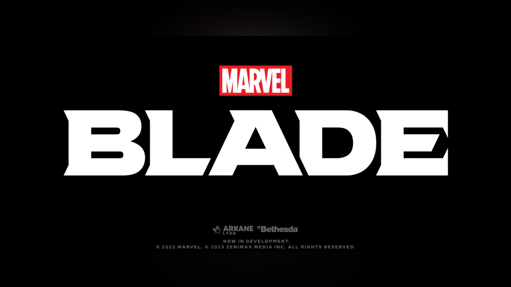 Marvel's Blade video game logo