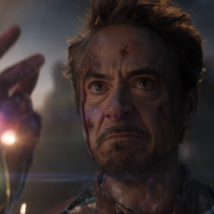 Robert Downey Jr. as Iron Man in Avengers: Endgame